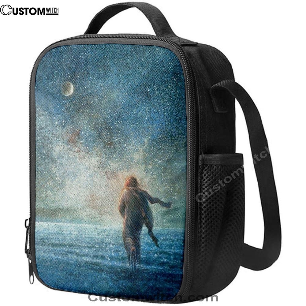 My Father's Creations Jesus And The Night Lunch Bags, Bible Verse Lunch Bag For Men And Women