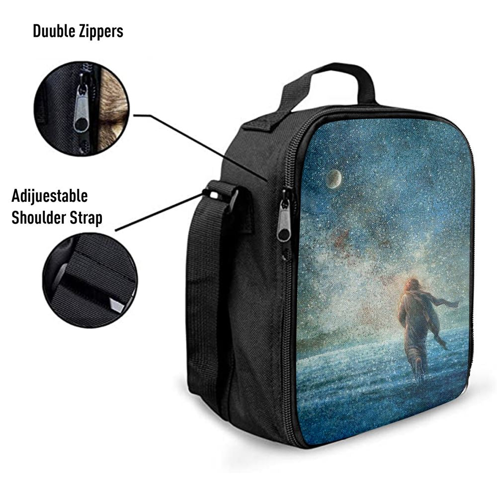 My Father's Creations Jesus And The Night Lunch Bags, Bible Verse Lunch Bag For Men And Women