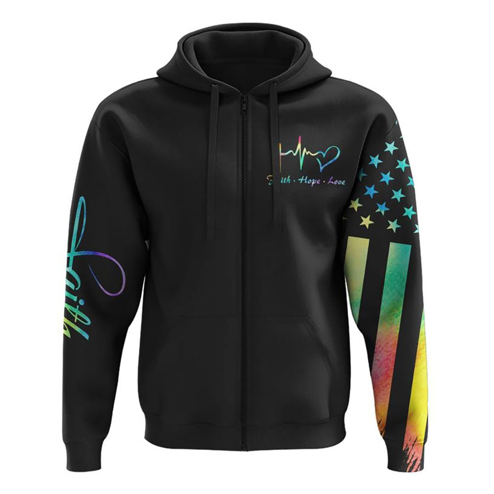 My God That Is Who You Are Colorful Jesus Painting All Over Print 3D Hoodie, Christian Hoodie, Christian Sweatshirt, Bible Verse Shirt