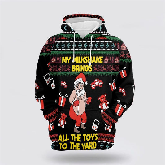 My Milkshake Bring Christmas All Over Print 3D Hoodie For Men & Women, Christmas Hoodie Cute, Christmas Gift, Christmas Fashion