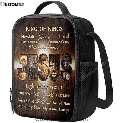 Names Of Jesus Warrior Of God Lunch Bag, Bible Verse Lunch Bag For Men And Women