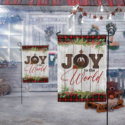 Nativity Of Jesus Flag Joy To The World Flag, Christian Christmas House Flag, Christmas Outdoor Decor Ideas