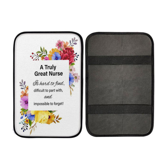 Nurse Car Armrest Pad - Appreciation Gift For Er Nurse Practitioner, Rn, Physicians Assistant, Nurses Aid, Christian Gift Car Armrest Pad