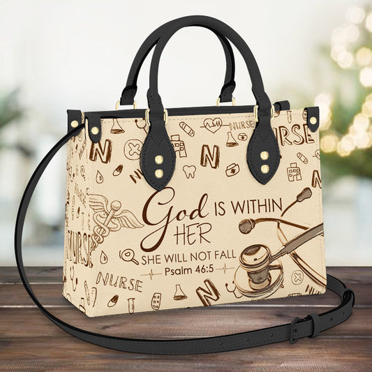 Nurse Faith Leather Bag, Women's Pu Leather Bag, Best Mother's Day Gifts