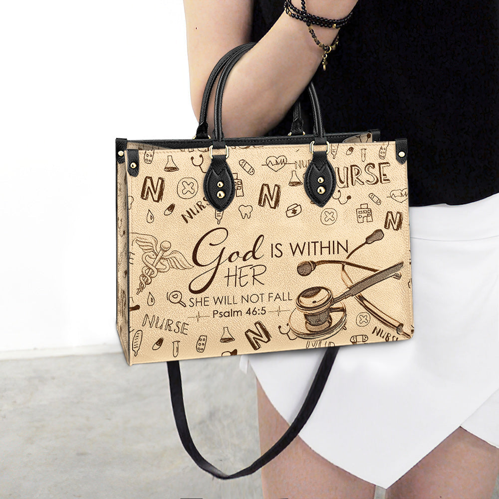 Nurse Faith Leather Bag, Women's Pu Leather Bag, Best Mother's Day Gifts