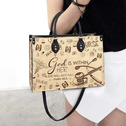 Nurse Faith Leather Bag, Women's Pu Leather Bag, Best Mother's Day Gifts