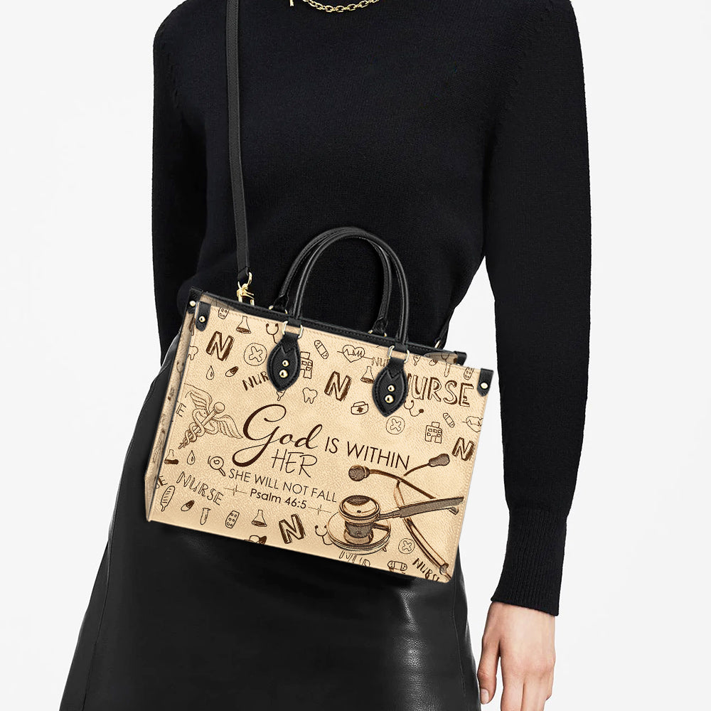 Nurse Faith Leather Bag, Women's Pu Leather Bag, Best Mother's Day Gifts