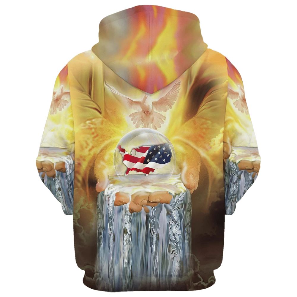 One Nation Under God Hoodies Men & Women, God 3D Printed Hoodie, Christian Apparel Hoodies