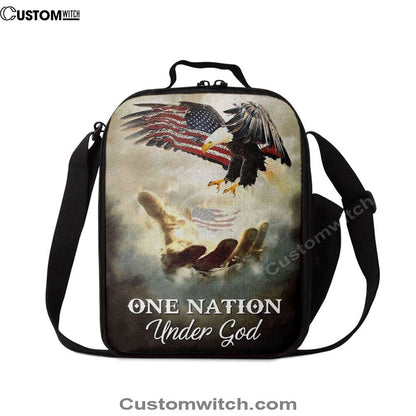 One Nation Under God Lunch Bags, Bible Verse Lunch Bag For Men And Women