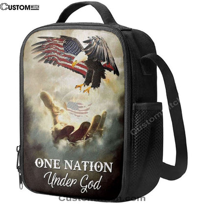 One Nation Under God Lunch Bags, Bible Verse Lunch Bag For Men And Women