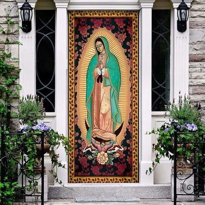 Our Lady of Guadalupe Door Cover, Christian Door Decor, Door Christian Church, Christian Door Plaques