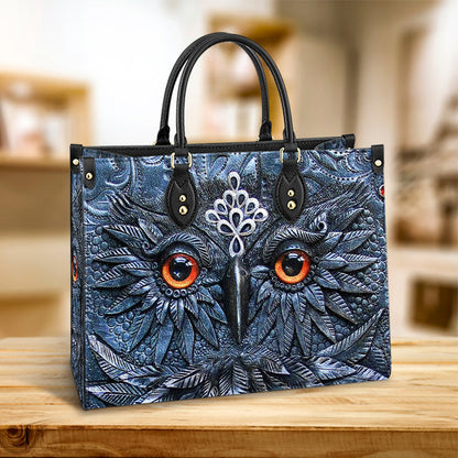Owl Leather Style 3 Leather Bag, Gift For Owl Lovers, Women's Pu Leather Bag