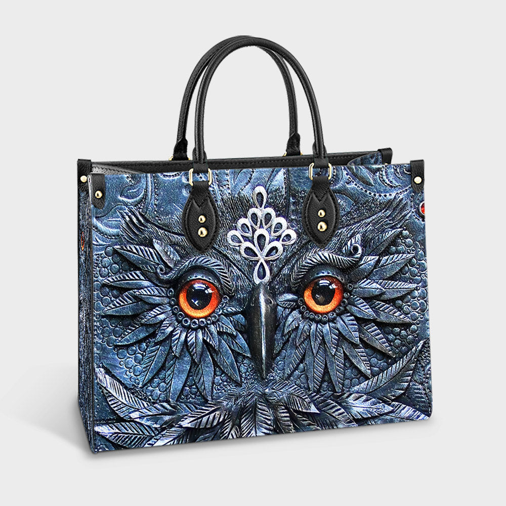 Owl Leather Style 3 Leather Bag, Gift For Owl Lovers, Women's Pu Leather Bag