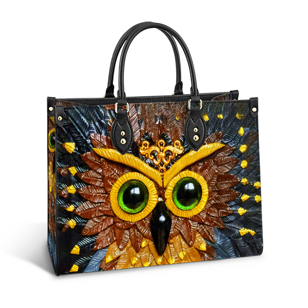 Owl Leather Style 4 Leather Bag, Gift For Owl Lovers, Women's Pu Leather Bag