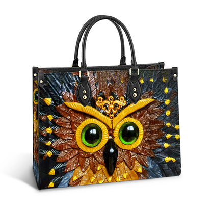 Owl Leather Style 4 Leather Bag, Gift For Owl Lovers, Women's Pu Leather Bag