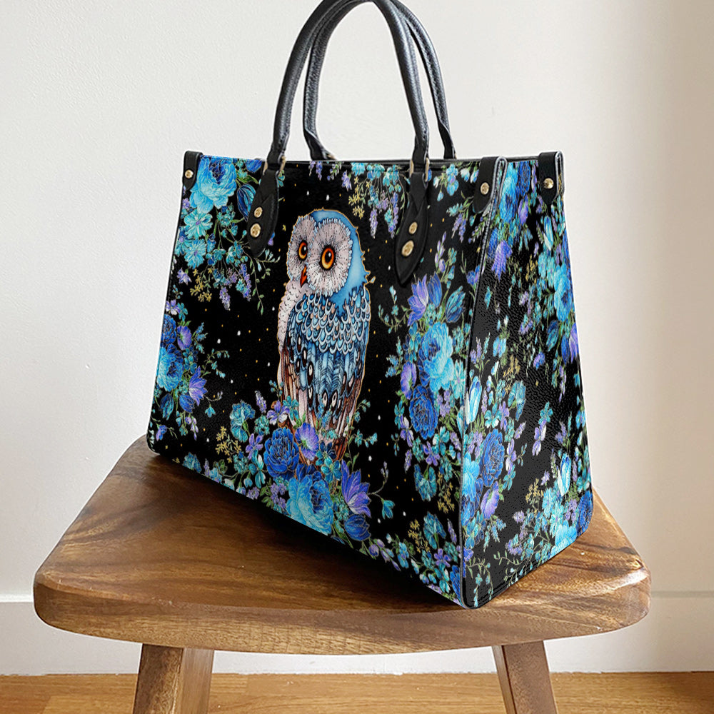 Owl Lover Leather Bag, Gift For Owl Lovers, Women's Pu Leather Bag