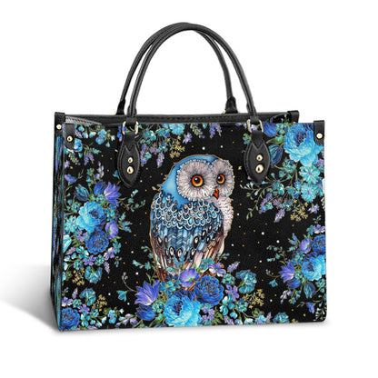 Owl Lover Leather Bag, Gift For Owl Lovers, Women's Pu Leather Bag