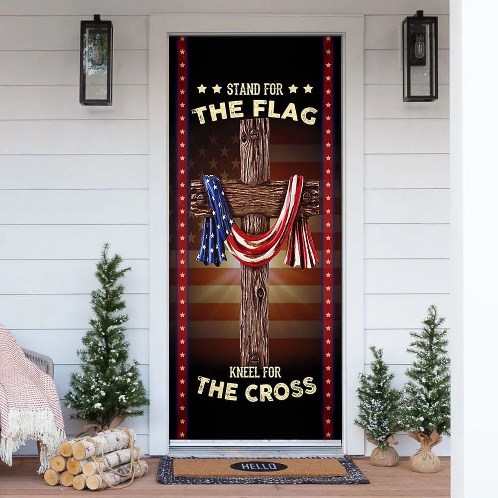 Patriotic Christian Door Cover, Christian Door Decor, Door Christian Church, Christian Door Plaques