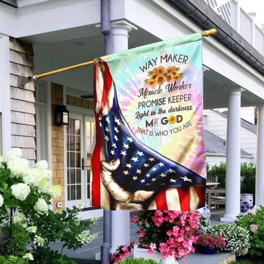Peace Jesus America House Flag, Outdoor Religious Flags, Christian Flag, Scripture Flag, Garden Banner