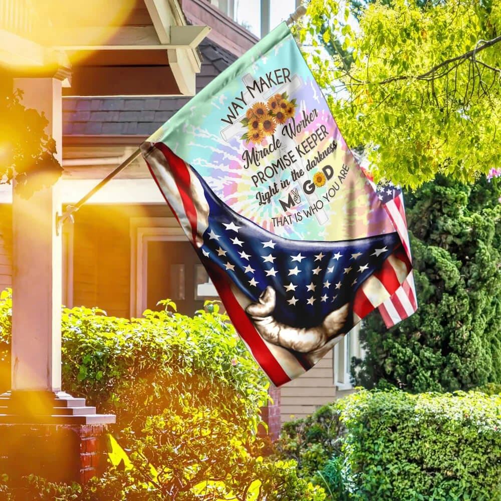 Peace Jesus America House Flag, Outdoor Religious Flags, Christian Flag, Scripture Flag, Garden Banner