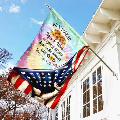 Peace Jesus America House Flag, Outdoor Religious Flags, Christian Flag, Scripture Flag, Garden Banner