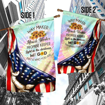 Peace Jesus America House Flag, Outdoor Religious Flags, Christian Flag, Scripture Flag, Garden Banner