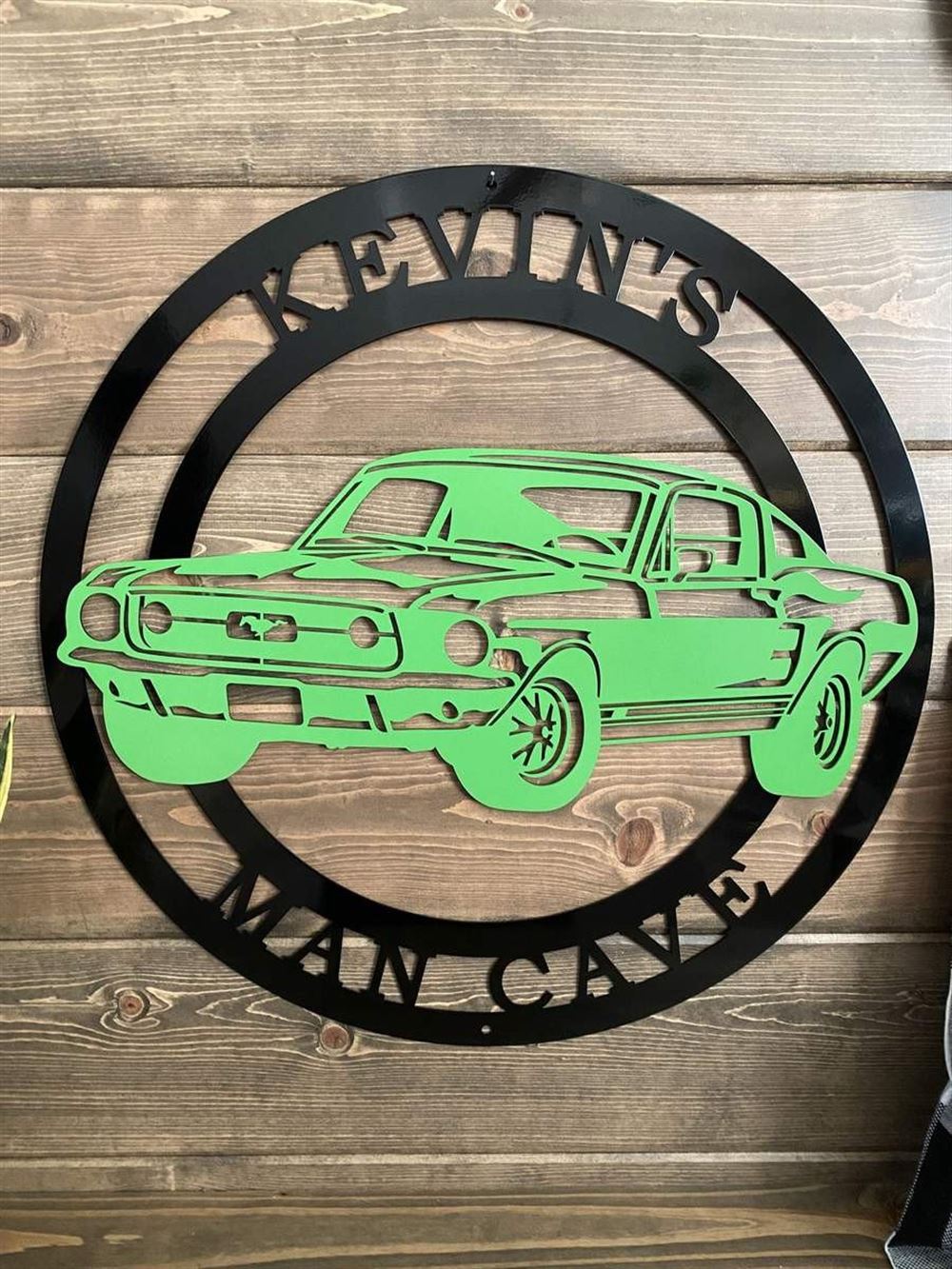 Personalization 1967 Ford Mustang Sign, Cut Metal Sign, Metal Wall Art, Metal House Sign, Metal Wall Decor, Wall Hanging Art, Home Decor Sign