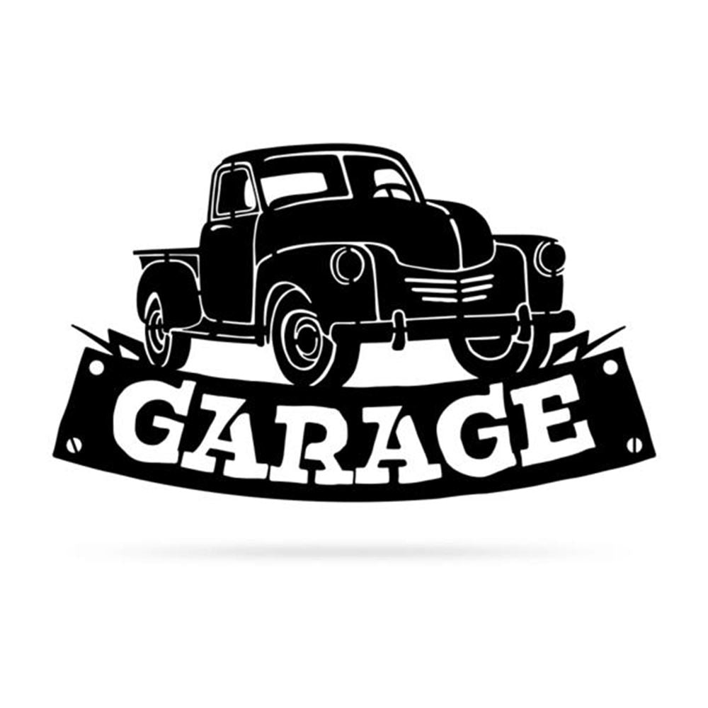 Personalization Garage Metal Sign, Cut Metal Sign, Metal House Sign, Metal Wall Decor, Wall Hanging Art, Home Decor Sign