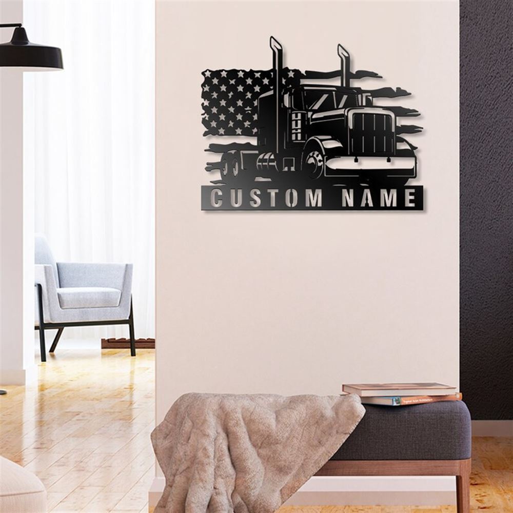 Personalization Garage Sign Metal Wall Art, Truck Sign, Led Lights Workshop Metal Sign, Metal Wall Decor, Wall Hanging Art, Home Decor Sign