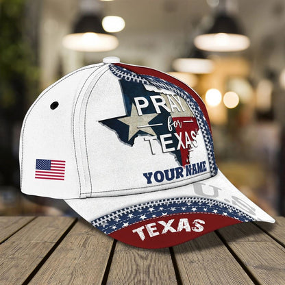 Personalized 3D Texas Cap - Baseball Cap God Bless Texas, Christian Baseball Cap, Religious Cap, Jesus Gift, Jesus Hat