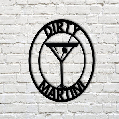 Personalized Bar Theme Metal Sign, Bar Theme Sign, Drink Sign, For Bar Martini Lover Gift