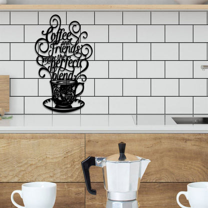 Personalized Bistro Coffee Metal Sign, Coffee Bar Decor, Kitchen Decor, Breakfast Decorations, Housewarming Gift, Realtor Gift Coffee