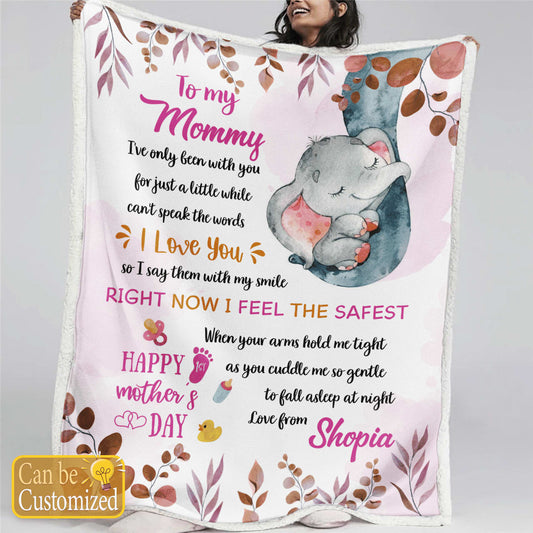 Personalized  Blanket For Mom I Have Only Been With You Custom Name Blanket, Birthday Gift