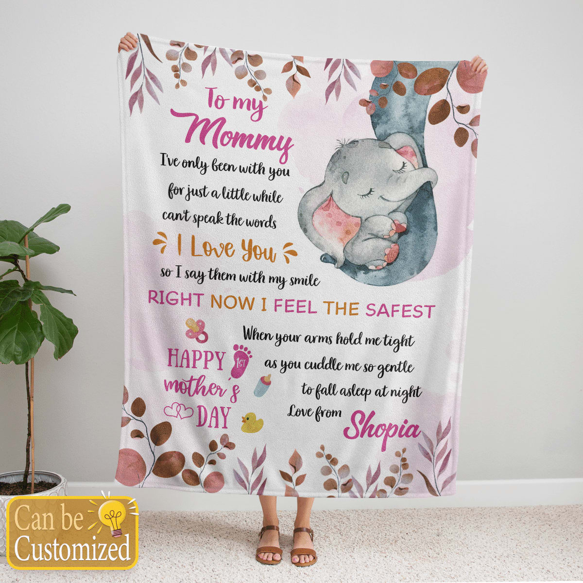 Personalized  Blanket For Mom I Have Only Been With You Custom Name Blanket, Birthday Gift