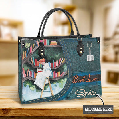 Personalized Book Lover Leather Bag, Women's Pu Leather Bag, Best Mother's Day Gifts