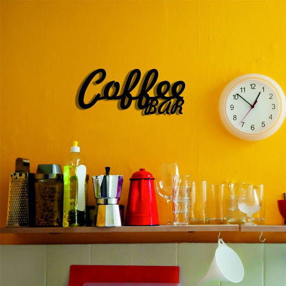 Personalized Coffee Bar Metal Sign, Metal Wall Art Words, Metal Wall Decor,  Coffee Wall Decoration