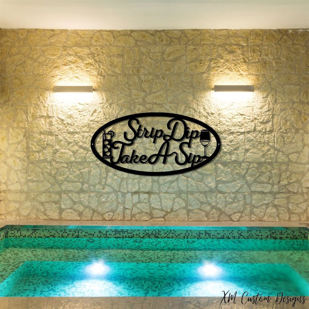 Personalized Hot Tub Metal Sign, Pool Wall Decoration, Outdoor Metal Decor, Non Rust Metal Sign, Bathroom Sign, Decor Pool, Bar Decor Funny