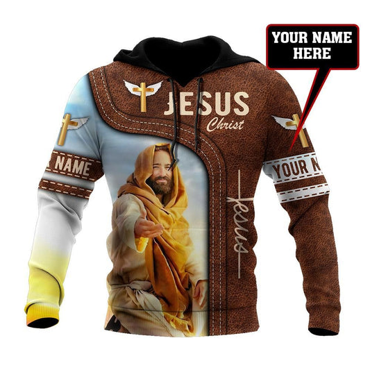 Personalized Jesus Christ God 3D Hoodie For Man And Women, Jesus Printed 3D Hoodie