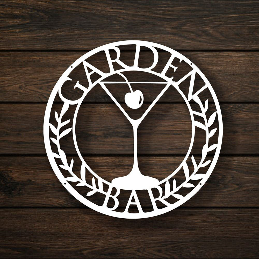 Personalized Metal Bar Sign, Laser Cut Indoor, Outdoor Bar Sign, Bar Sign Metal Art