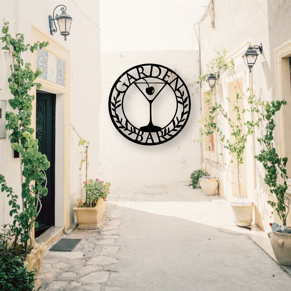 Personalized Metal Bar Sign, Laser Cut Indoor, Outdoor Bar Sign, Bar Sign Metal Art