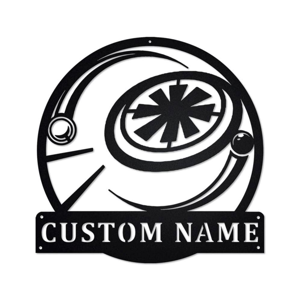 Personalized Metal Monogram Sign, Frisbee Metal Sign, Frisbee Metal Wall Art, Frisbee Metal Wall Decor, Frisbee Gift, Frisbee Lover