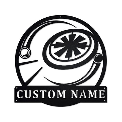 Personalized Metal Monogram Sign, Frisbee Metal Sign, Frisbee Metal Wall Art, Frisbee Metal Wall Decor, Frisbee Gift, Frisbee Lover