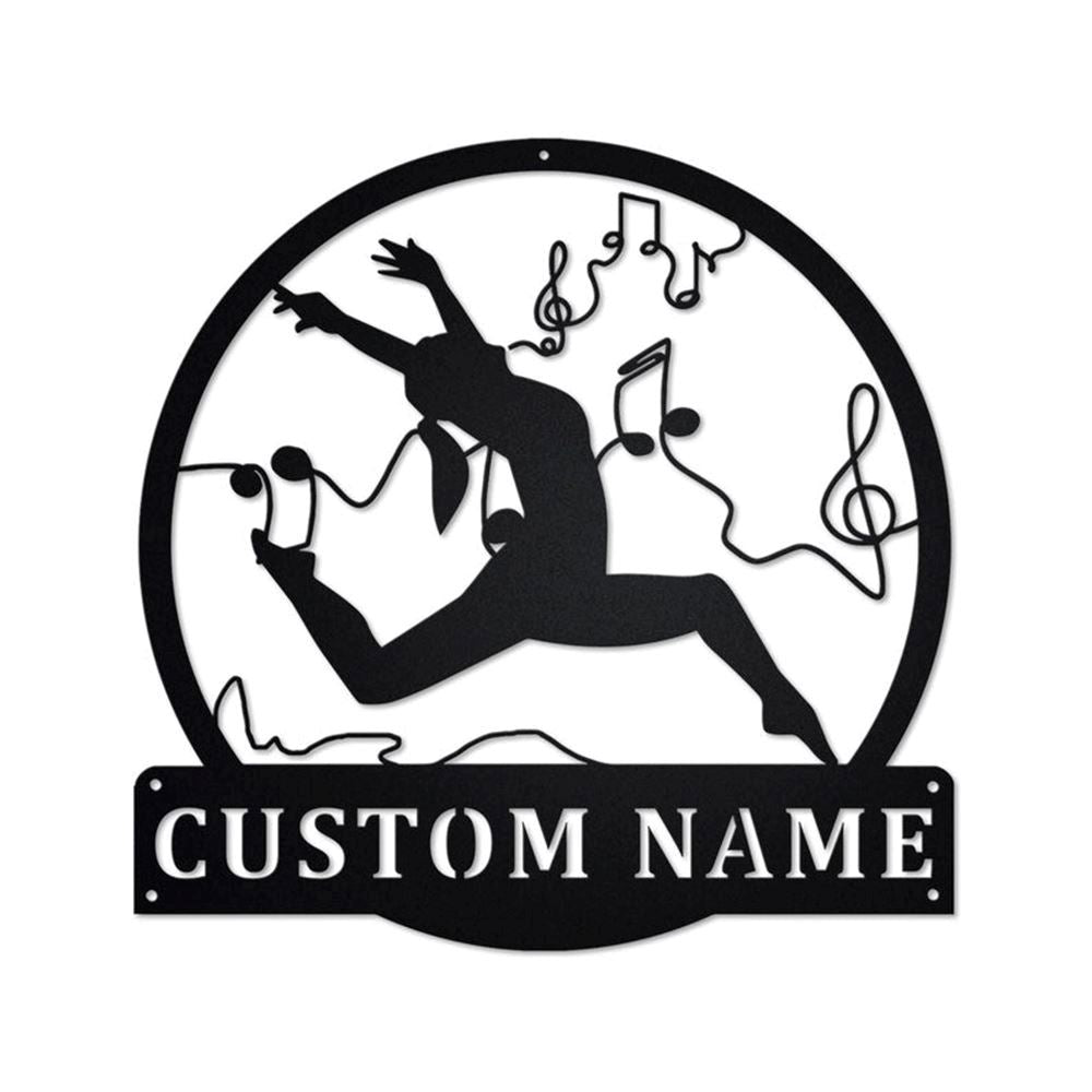 Personalized Metal Monogram Sign, Jazz Dance Metal Sign, Jazz Dance Metal Wall Art, Jazz Dance Metal Wall Decor, Dancer Gift Jazz