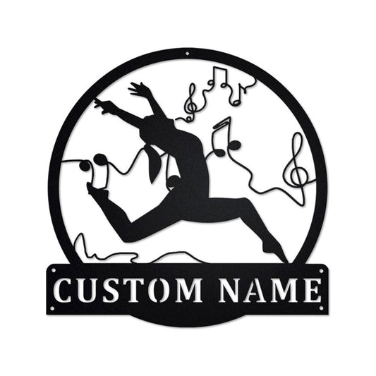 Personalized Metal Monogram Sign, Jazz Dance Metal Sign, Jazz Dance Metal Wall Art, Jazz Dance Metal Wall Decor, Dancer Gift Jazz