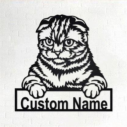 Personalized Metal Monogram Sign, Scottish Thistle Family Last Name Sign, Cut Metal Sign, Metal Wall Art, Metal House Sign