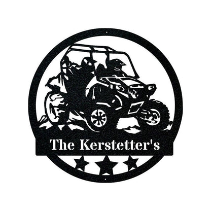 Personalized Metal Monogram Sign, Side Dump Truck Metal Wall Art, Truck Driver Name Sign, Side Dump Truck Home Decor