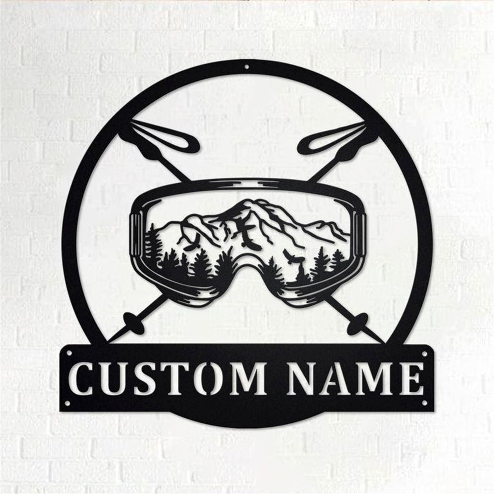 Monogram Skipjack Personalized Metal Monogram Sign, Skipjack Tuna Fishing Metal Wall Art ...