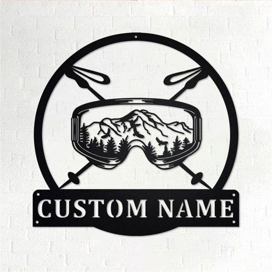 Personalized Metal Monogram Sign, Skipjack Tuna Fishing Metal Wall Art, Skipjack Tuna Fish Name Sign, Skipjack Home Decor