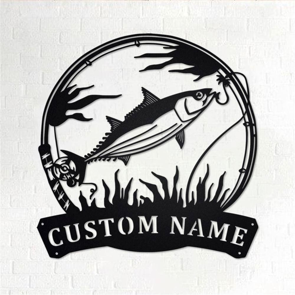 Personalized Metal Monogram Sign, Skull And Anchor Metal Wall Art, Anchor Name Sign, Anchor Metal Home Decor