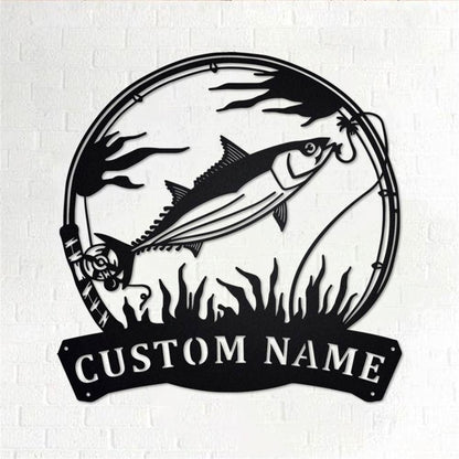 Personalized Metal Monogram Sign, Skull And Anchor Metal Wall Art, Anchor Name Sign, Anchor Metal Home Decor